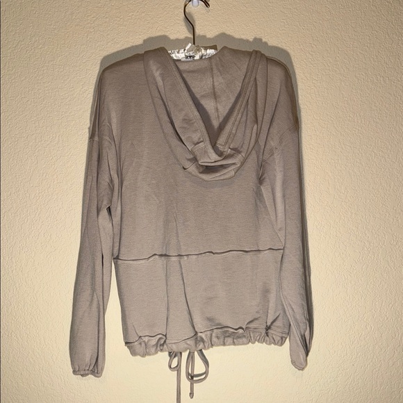 BKE Beige Hooded Sweatshirt - Picture 3 of 4